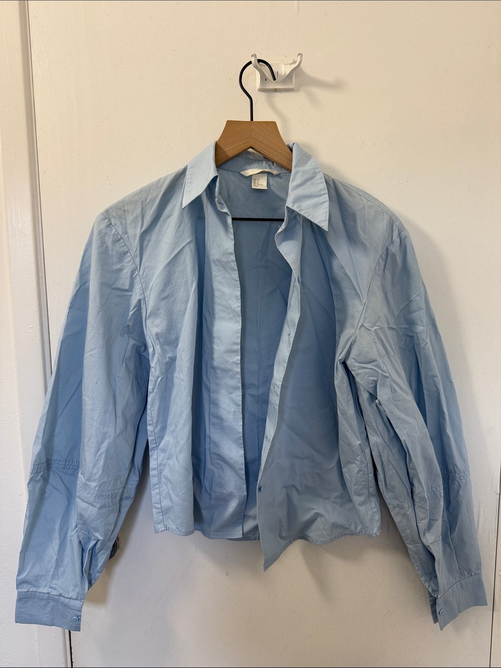 H&M Light Blue Women's Button-Up Blouse